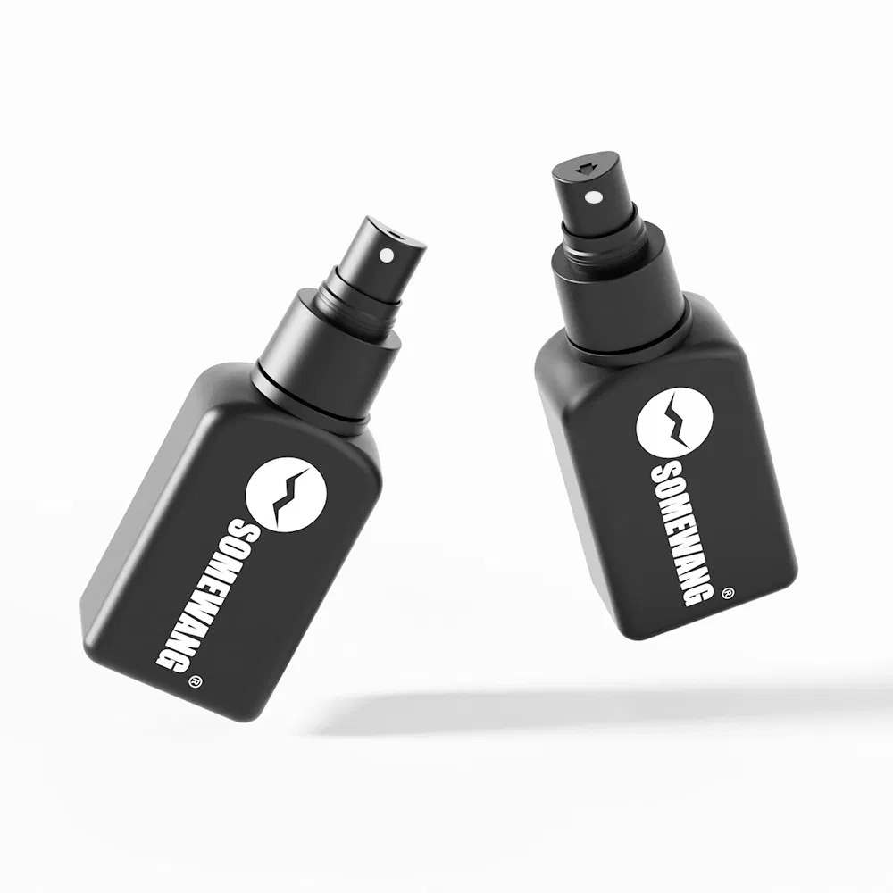 Somewang Luxury Square Custom Thick Wall Cosmetic Packaging Wholesale 60ml PETG Plastic Bottles with Lotion Pump