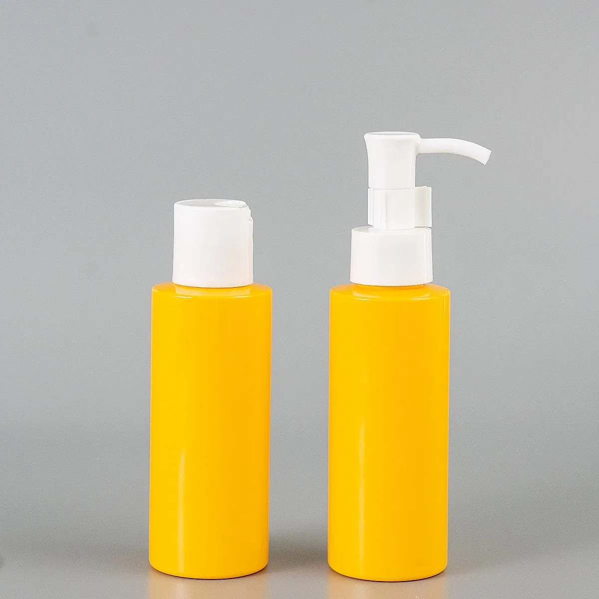 New Material Biodegradable Bottle Cosmetics PCR Recycled Pet Conatiner 60ml Disc Top Cap Bottle with Plastic Lid for Toner