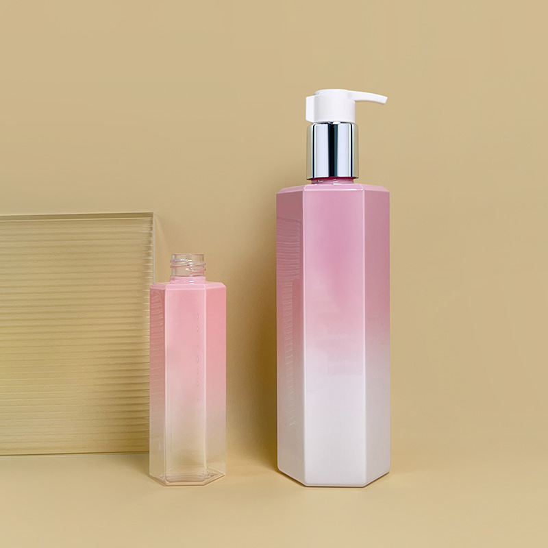 100ml 300ml Premium PETG Skincare Remover Bottle Plastic Shampoo Lotion Bottle with Treatment Pump