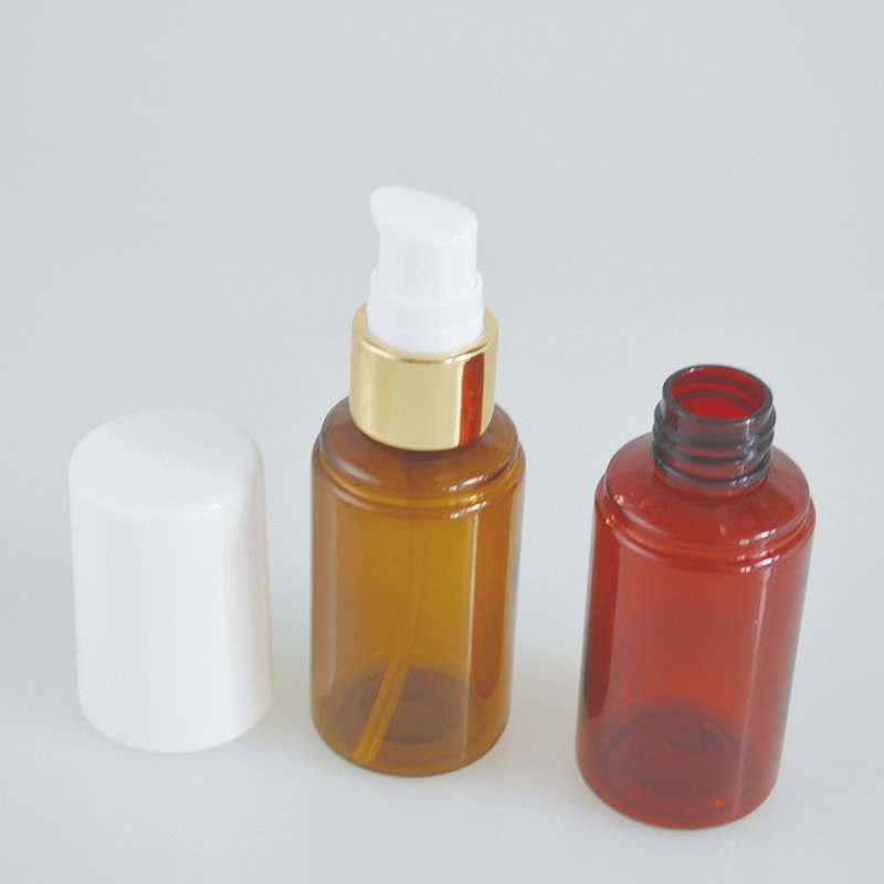 50ml Pet Lotion Bottle Customized Color Bottle with Treatment Pump