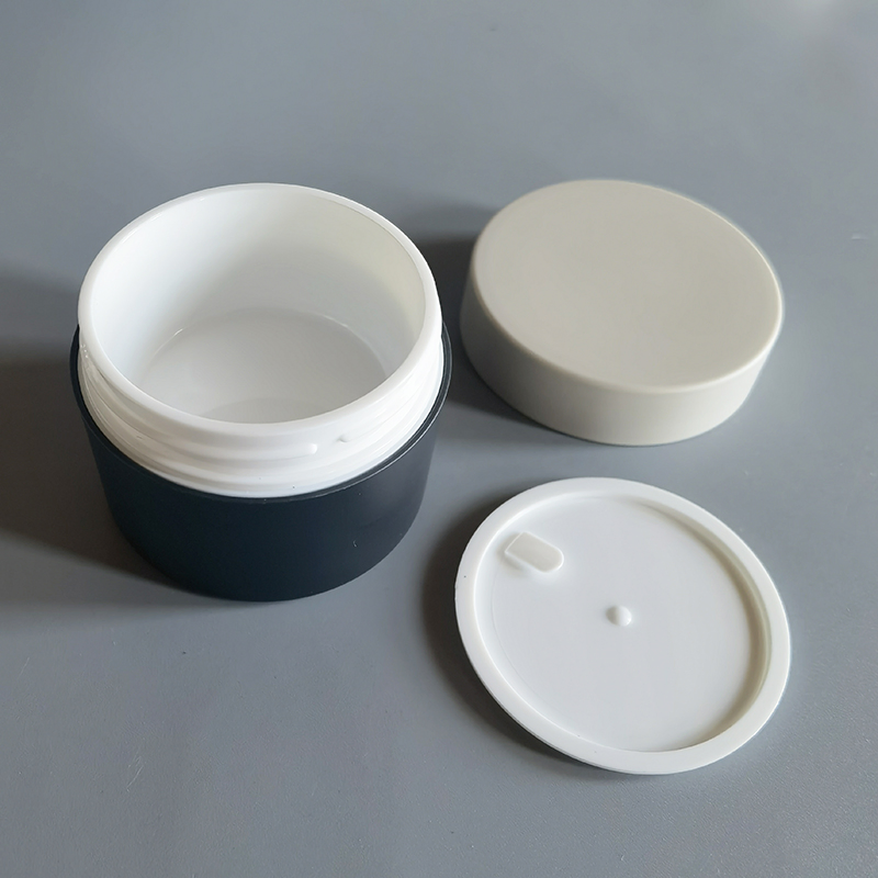 30g 50g 115g Plastic Wide Mouth Double Wall Cream Jar PP Jar for Body Scrub Cream Face Serum