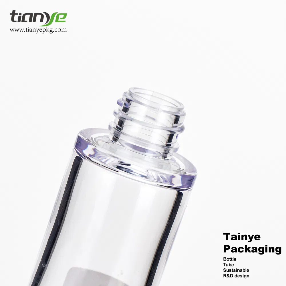 30ml Pet Clear Exquisite Cylinder Exquisite Perfume Serum Cosmetic Packaging Sprayer Bottle