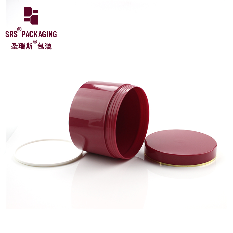 Eco friendly PCR Empty PP 100g 200g 300g 400g 500g Bamboo Plastic Round Cosmetic Packaging Skin Care Airless Dispenser Glass Skincare Face Cream Acrylic PET Jar