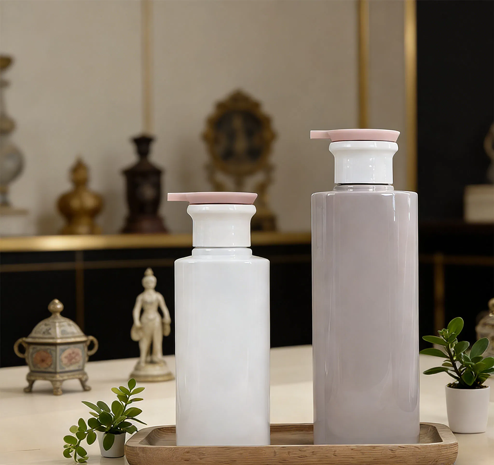 Personal Care Packaging Bottle 300/500/750ml Recycled Pet Large-Capacity Refillable Container