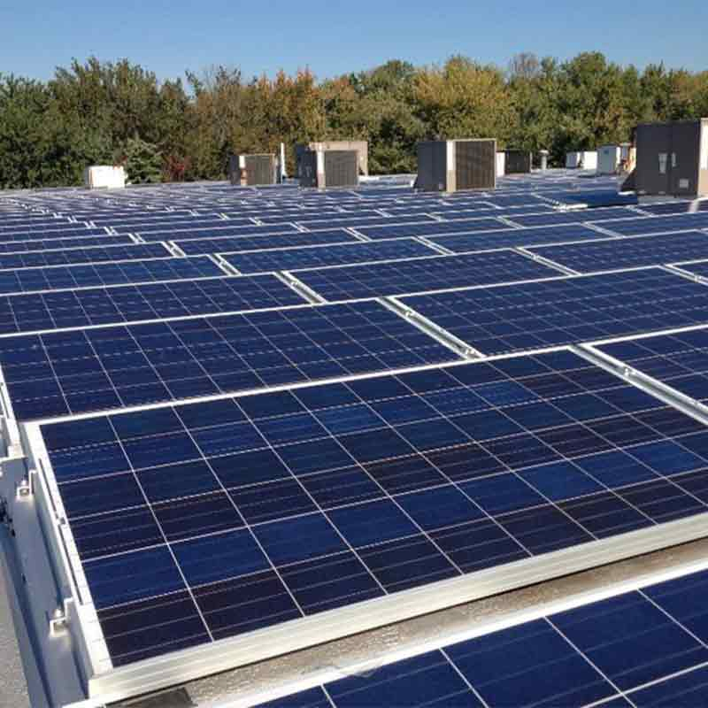 Solución de lastre confiable para instalaciones industriales de paneles solares