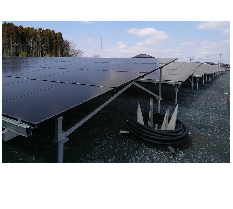Solución versátil de montaje en suelo para paneles solares de aluminio para energía