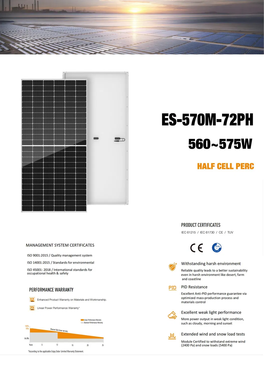 Panel Solar Topcon