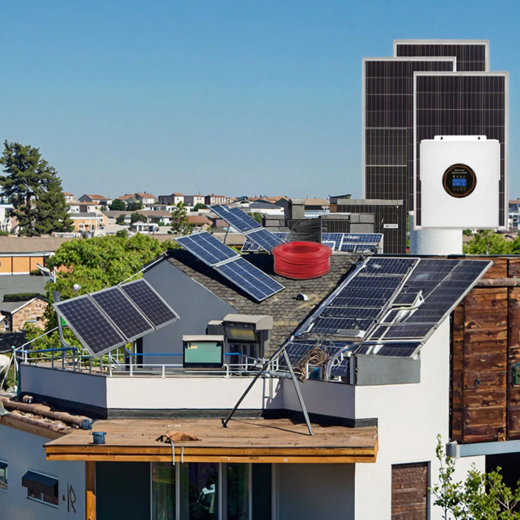 Sistema Solar Completo 25kw 30kw 35kw Conjunto Completo de Paneles Solares Residenciales Sistema de Paneles Solares para el Hogar Sistema de Energía Solar