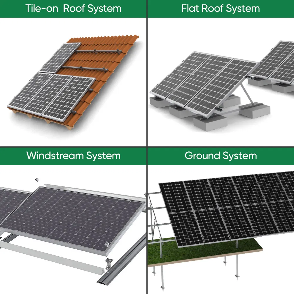 Sistema Solar Híbrido Fuera de la Red G Series 100kw 150kw Sistemas de Energía Kits Solares Completos Sistema Fotovoltaico Conectado a la Red