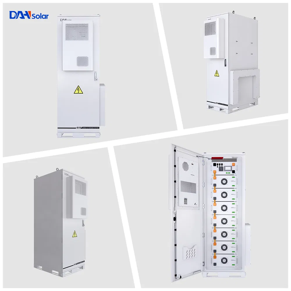 Gabinete Solar Dah con 50kw 100kw Inversor 241kwh Sistema de Almacenamiento de Energía Solar con Refrigeración por Aire Todo en Uno para Uso Comercial e Industrial