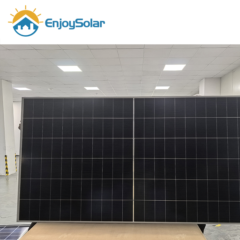 Es Nuevas Llegadas Paneles Solares Tipo N 550W 580W 600W Panel Solar Bifacial Monocristalino Módulo Solar PV Precio del Panel Solar Topcon para Casa de Energía