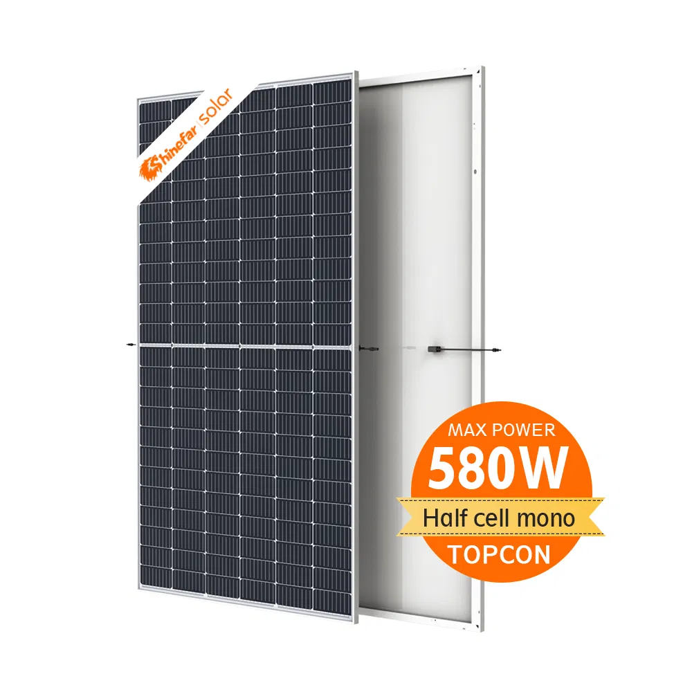 Paneles Solares Topcon N-Type de Almacén de la UE 580W en Venta Caliente con Precio de Oportunidad