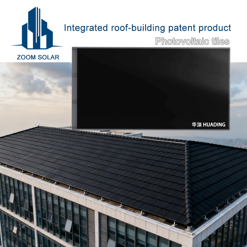 Sistema de fachada y techo de vidrio fotovoltaico BIPV de película delgada de CdTe de alta eficiencia