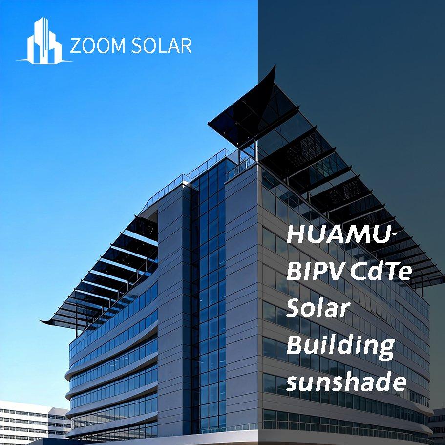Sistema Solar BIPV Huamu de Alta Eficiencia para Fachadas de Edificios Solución Energética