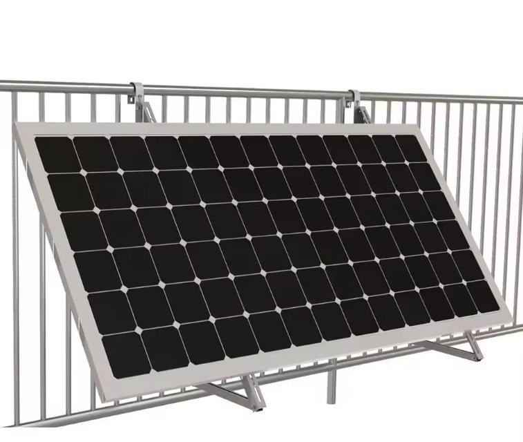 Sistema de montaje solar para balcón de alta calidad, fácil instalación y ajustable para la instalación de paneles solares residenciales
