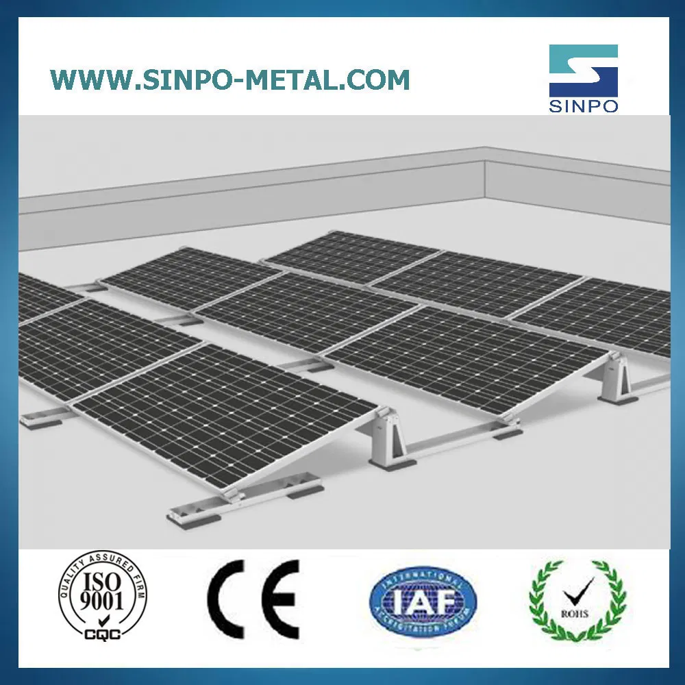 Solución de montaje de paneles solares versátil para instalaciones en techos planos