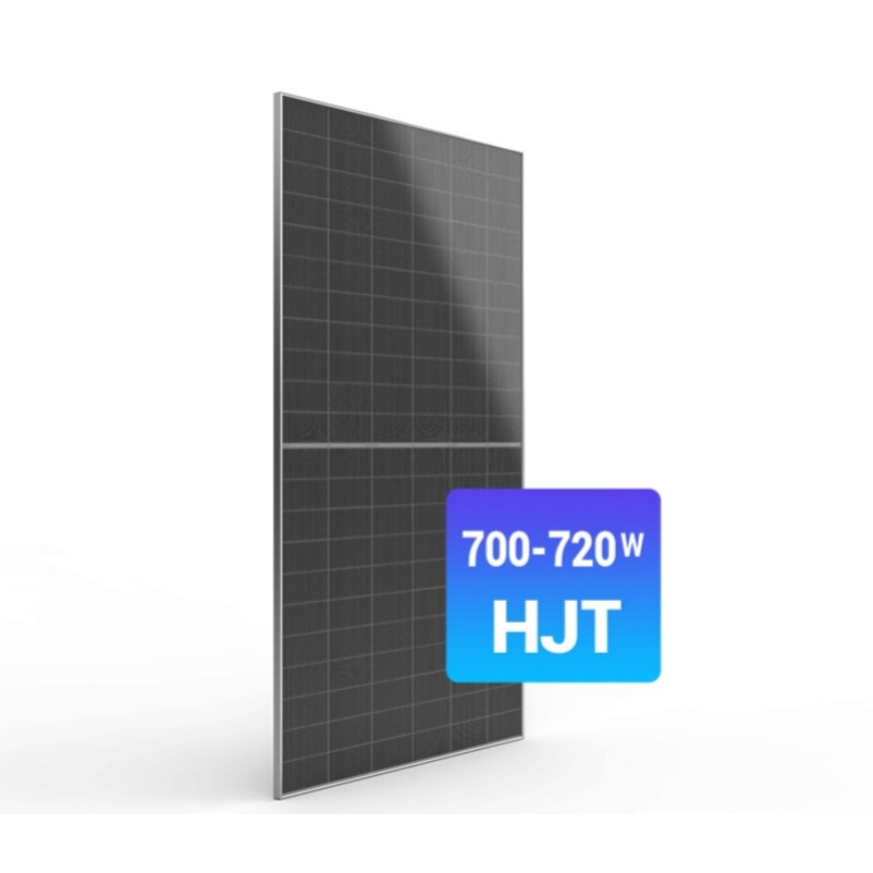 Panel Solar Huasun Hjt Bifacial 700W 705W 710W 715W 720W Módulo PV de Doble Cristal de Alta Eficiencia