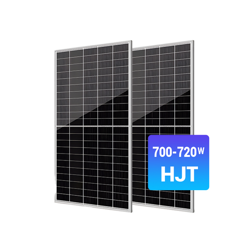 Paneles Solares Huasun Hjt de Alta Potencia 700W 705W 710W 715W 720W Módulo PV Bifacial de Doble Cristal Tipo N Panel Solar Huasun