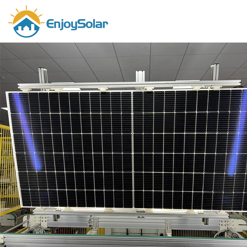 Es Nuevas Llegadas Paneles Solares Tipo N 550W 580W 600W Panel Solar Bifacial Monocristalino Módulo Solar PV Precio del Panel Solar Topcon para Casa de Energía