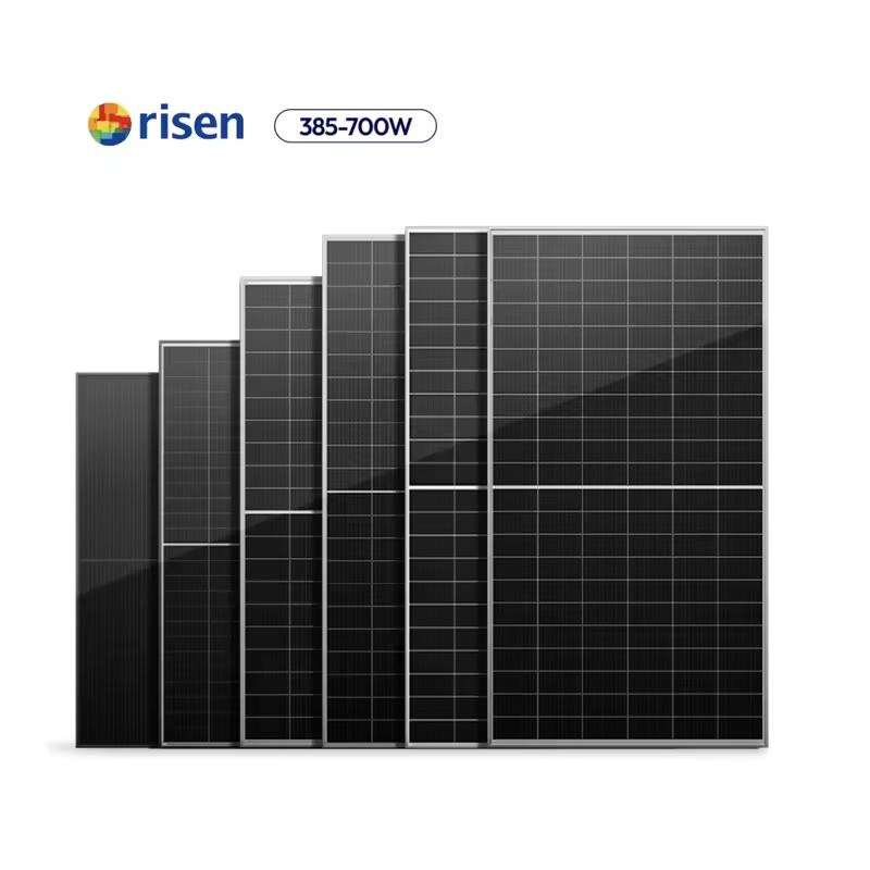 Módulos Fotovoltaicos Bifaciales Heterojunción Hjt Hyper Ion de Risen Energy Solar Panel 700W 710W 715W 690 Watt