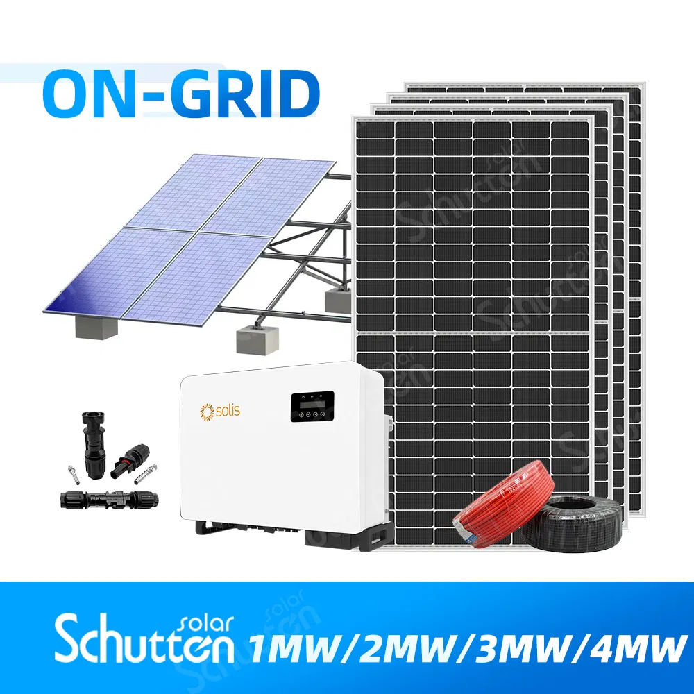 Solución Solar Conectada a la Red Integral con Módulos Schutten 300kw