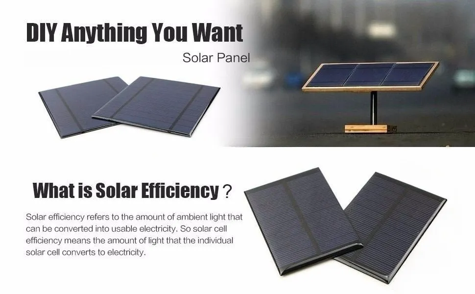3W 6V Celda Solar Policristalina