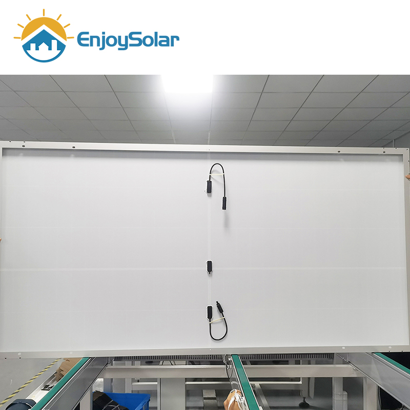 Es Nuevas Llegadas Paneles Solares Tipo N 550W 580W 600W Panel Solar Bifacial Monocristalino Módulo Solar PV Precio del Panel Solar Topcon para Casa de Energía