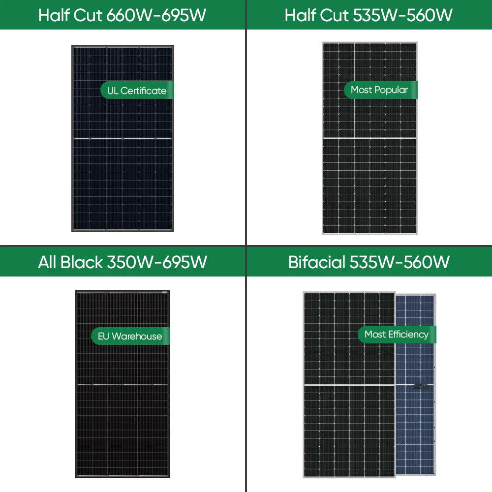 Sistema Solar Híbrido Fuera de la Red G Series 100kw 150kw Sistemas de Energía Kits Solares Completos Sistema Fotovoltaico Conectado a la Red