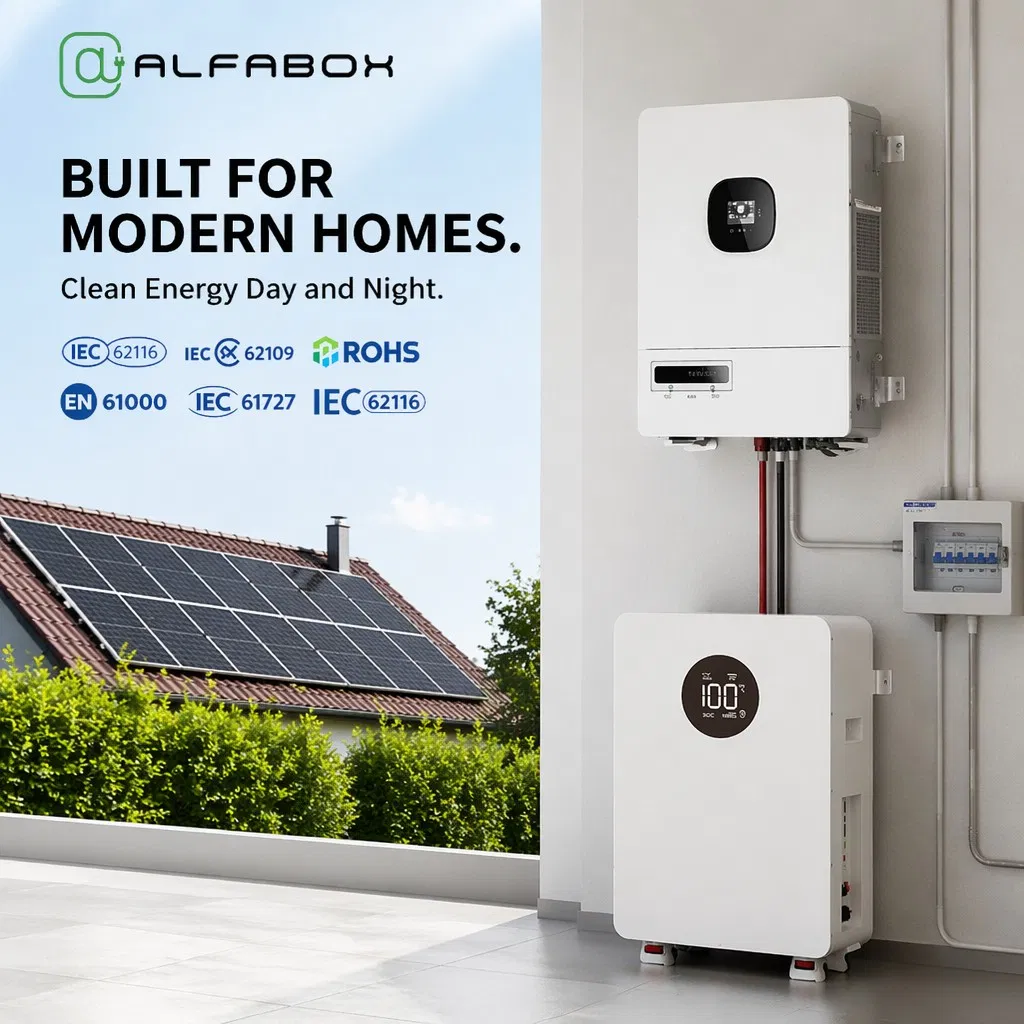 Paquete de Sistema Solar de Paneles Solares y Batería Residencial 3 Fase