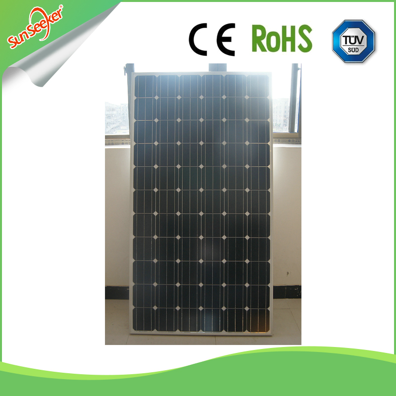 150W, 200W Panel de células solares fotovoltaicas policristalinas y monocristalinas con Ce/RoHS/TUV
