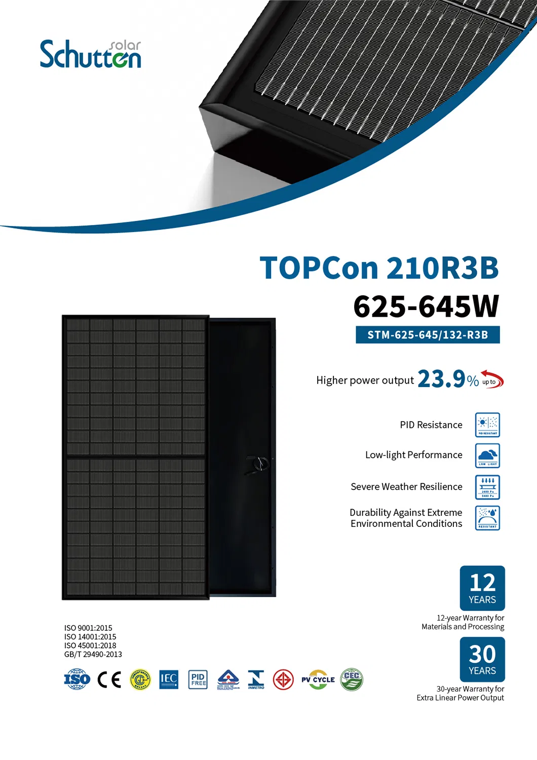 Panel Solar Topcon N Grade