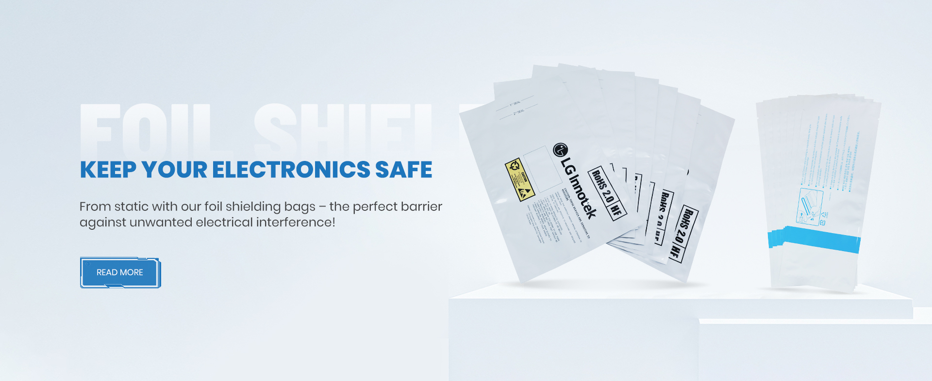 Anti-static bags and ESD film packaging for electronic components