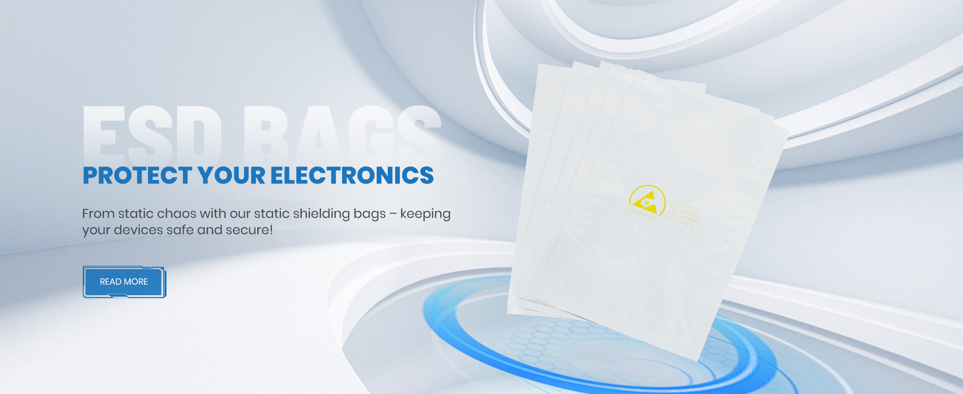 Aluminum foil packaging bags manufactured by ESD-PAC Vina Vietnam