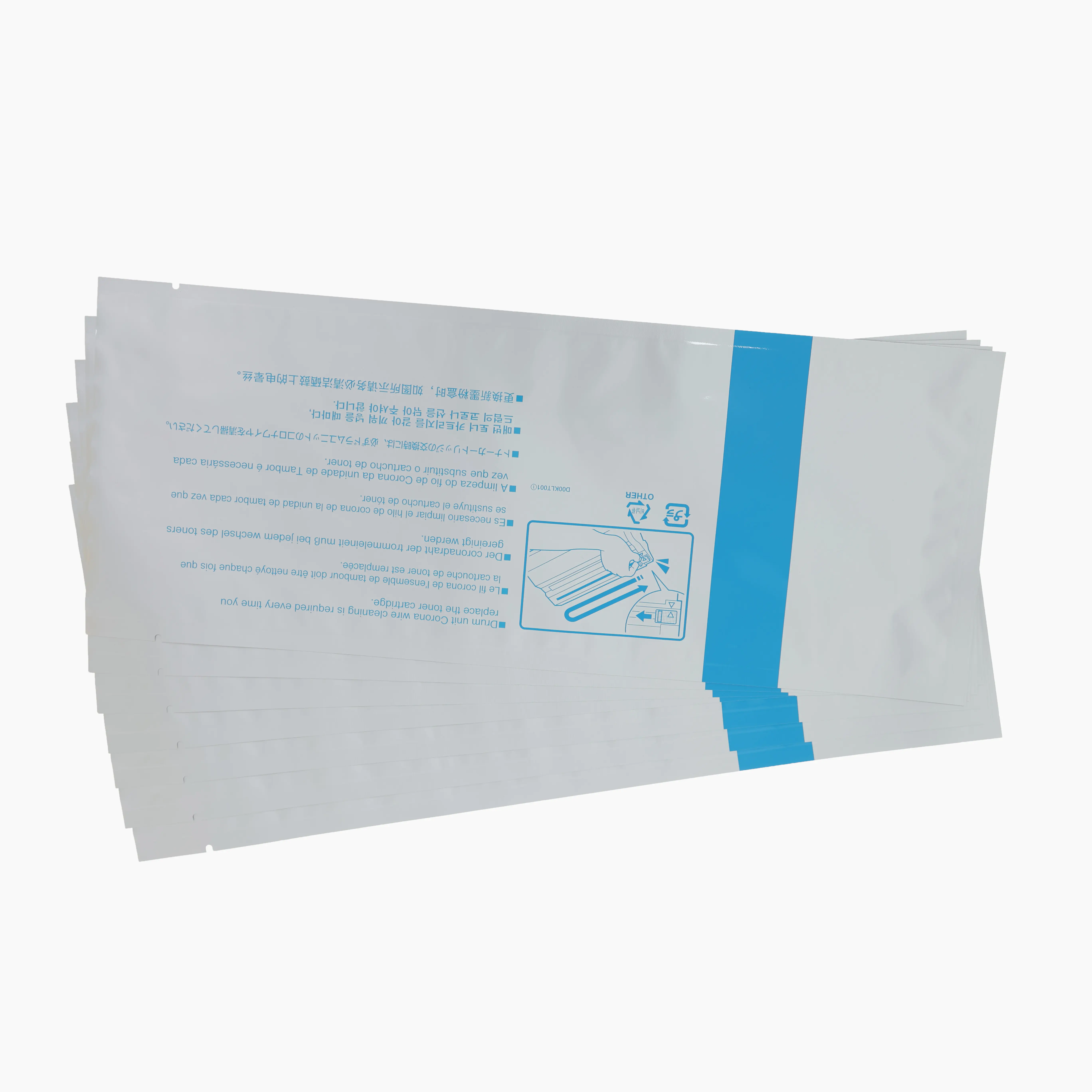 Wholesale Three Side Seal Aluminum Foil Bags for Toner Cartridges/ OPC Drum Manufacture Manufacturer, Factories