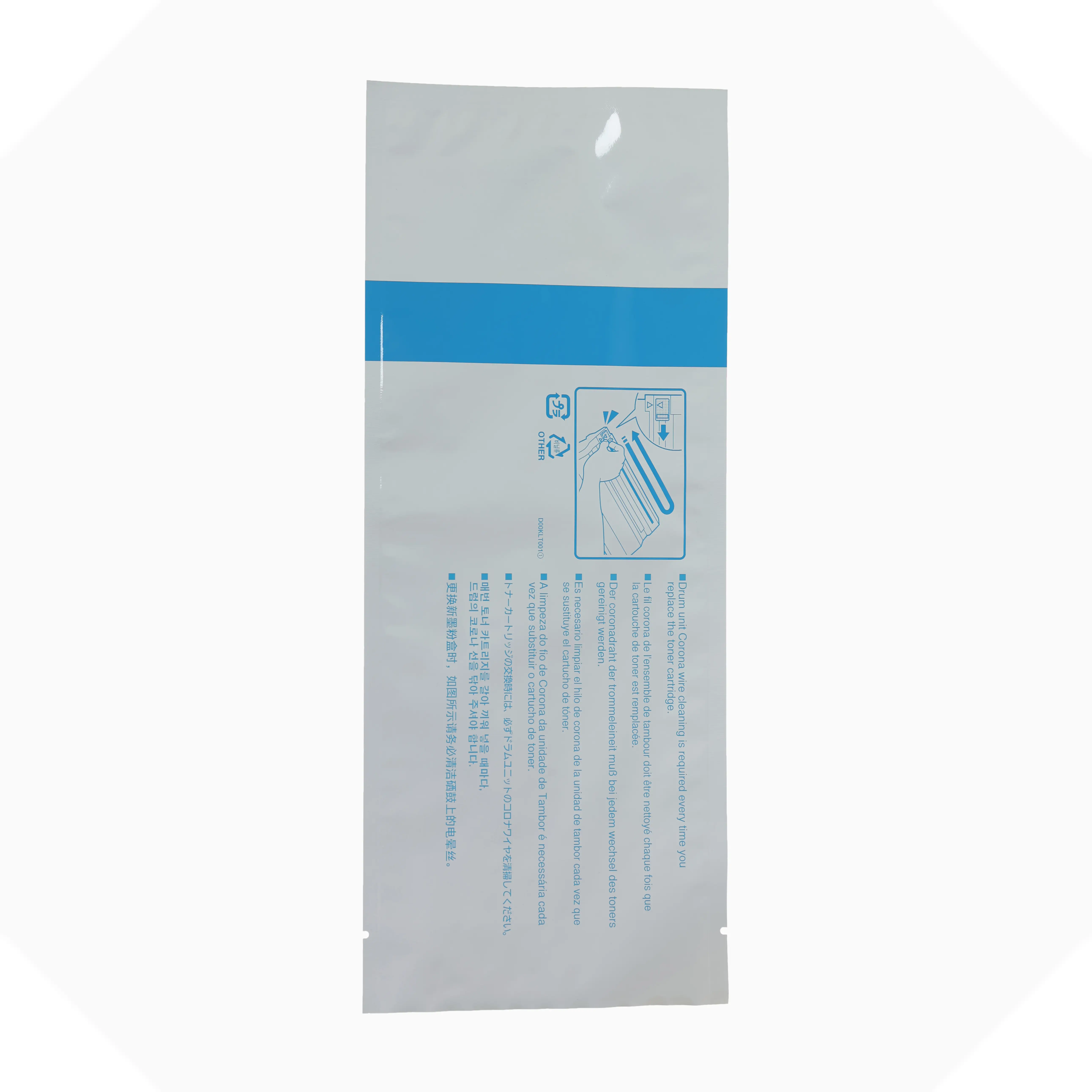 Wholesale Three Side Seal Aluminum Foil Bags for Toner Cartridges/ OPC Drum Manufacture Manufacturer, Factories
