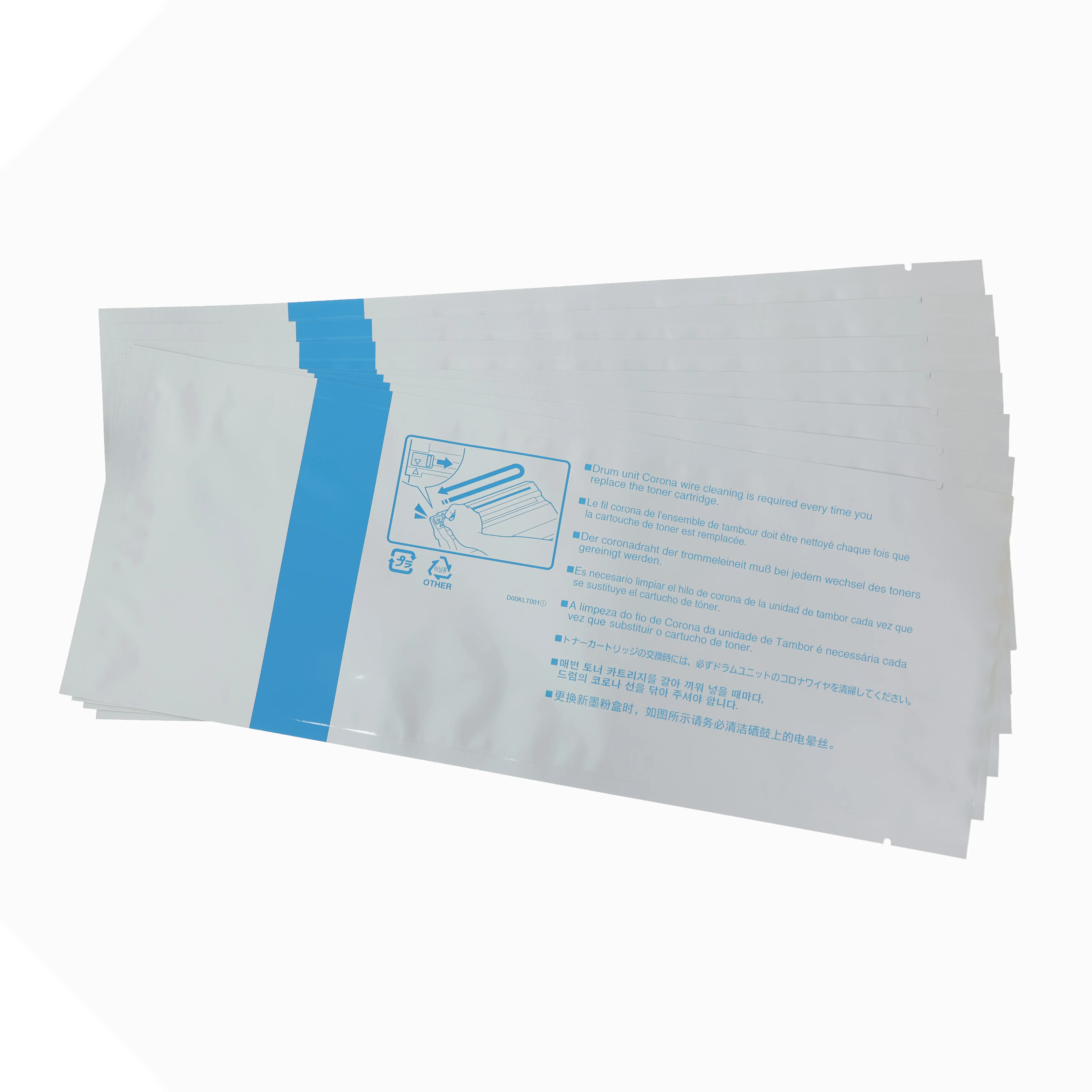 Wholesale Three Side Seal Aluminum Foil Bags for Toner Cartridges/ OPC Drum Manufacture Manufacturer, Factories