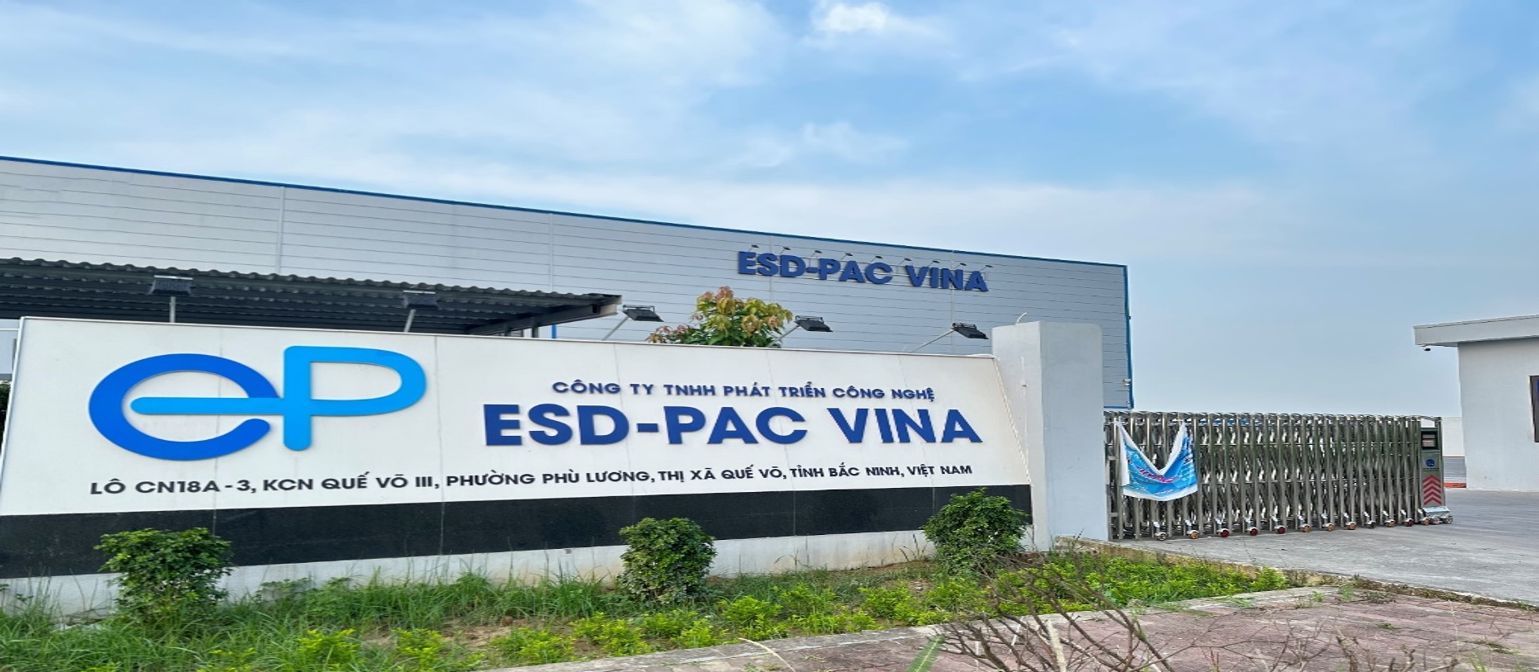 ESD-PAC Vina factory interior showing modern packaging production lines in Bac Ninh Vietnam