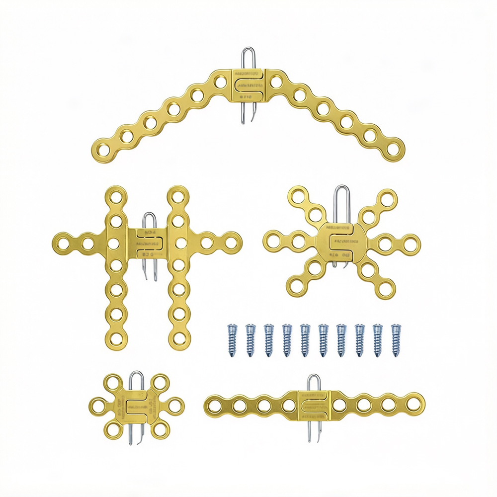 Titanium Alloy Sternal Locking Plate Orthopedic Implant for Enhanced Stability and Fixation in Sternal Surgery
