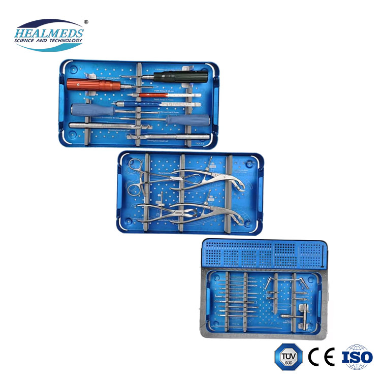 Small Fragment Locking Plate Instruments Set Box Tray Mini Orthopedic Surgical Instruments KiT