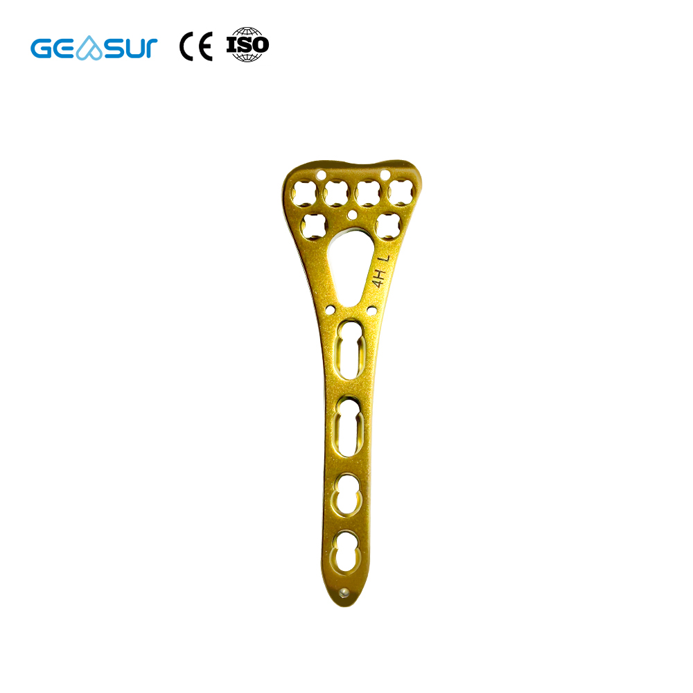 Geasure Titanium Alloy Distal Radius Volar Locking Plate Anatomical Orthopedic Implant for Bone Fracture Fixation Class III