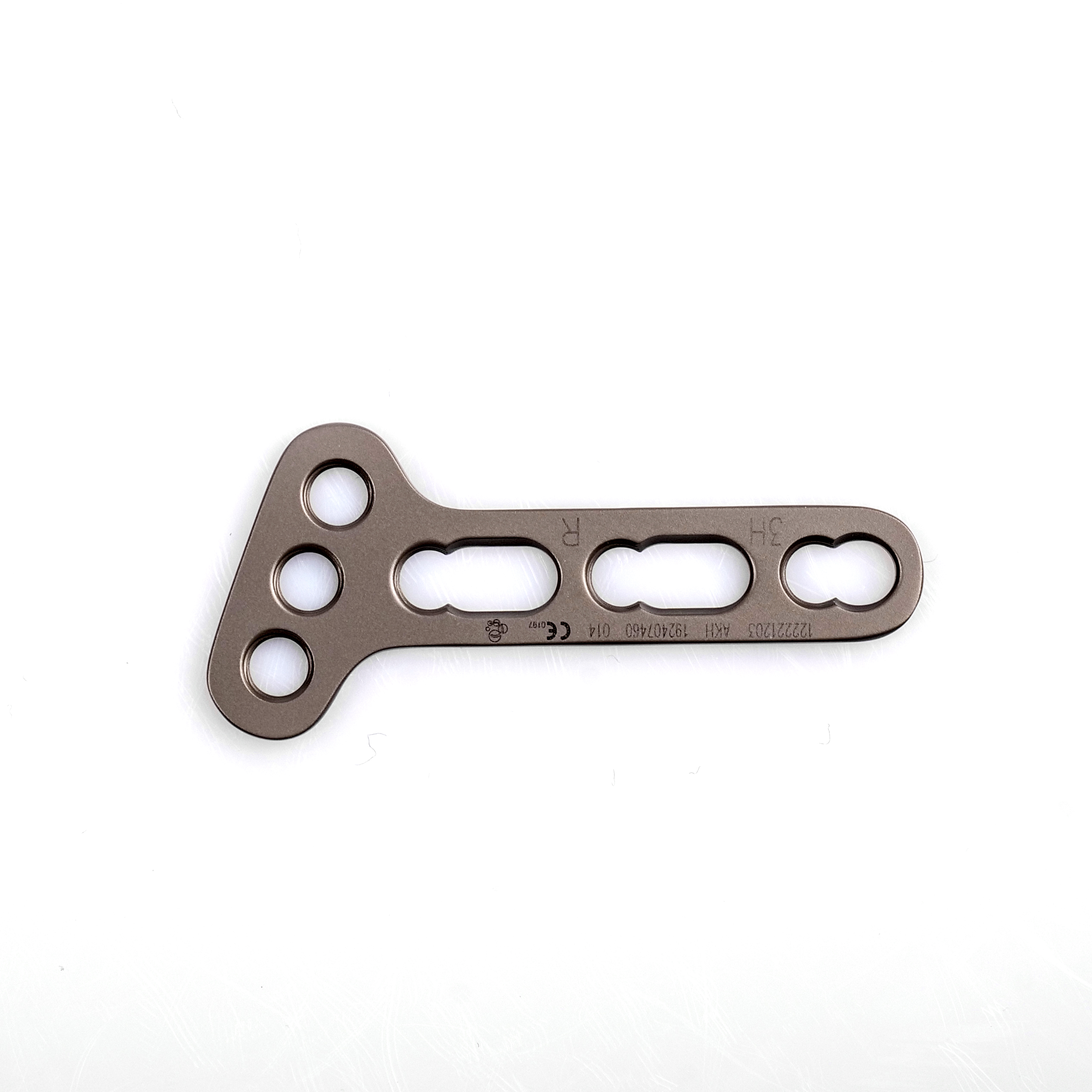 CANWELL 3.5mm Radius T Titanium Locking Plate Oblique Angled Orthopedic Implant Trauma Bone Fracture Surgery CE OEM