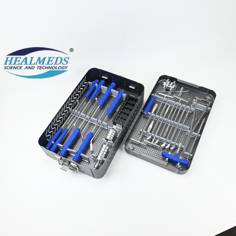 TLIF  Transforaminal Lumbar Interbody Fusion Neuro Implant  Spine Surgery Instrument Set