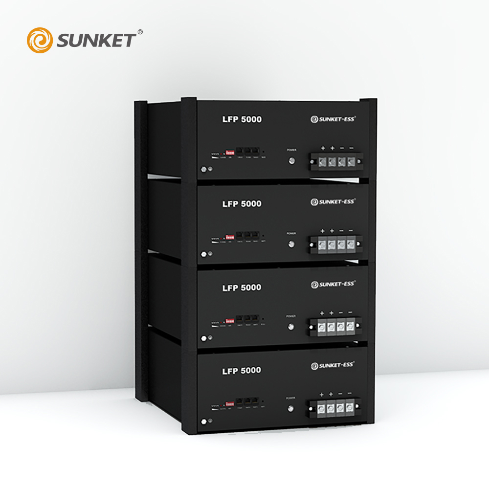 Sunket Batteries US3000 5000 Rack Mount LiFePO4 48V 50Ah 100Ah 200Ah Lithium Ion Battery 5KWH 10KWH Lithium Battery