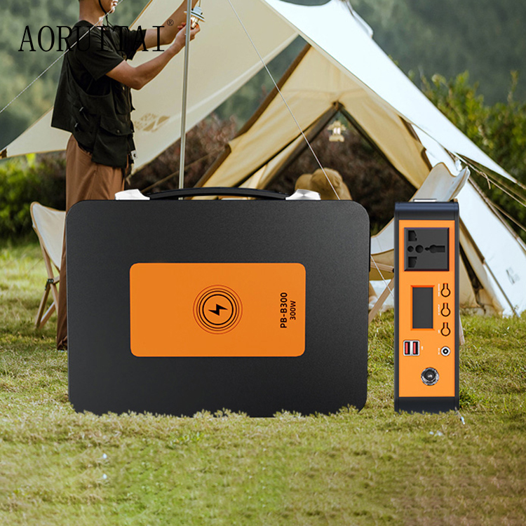 AORUITAI Outdoor Energy Storage Battery Portable Power Station 300w 600w 1200w Solar Power Generator for Home Use Battery Backup
