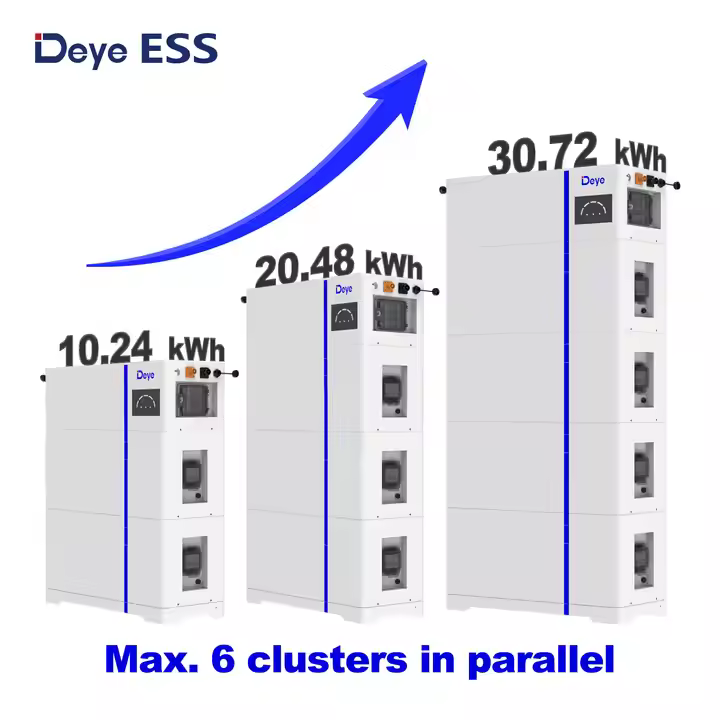 Deye AI-W5.1-12P3-EU-B(15kWh) All-in-One Solar Inverter &amp; Battery System|High-Performance Indoor&amp;Outdoor Energy Storage Solution