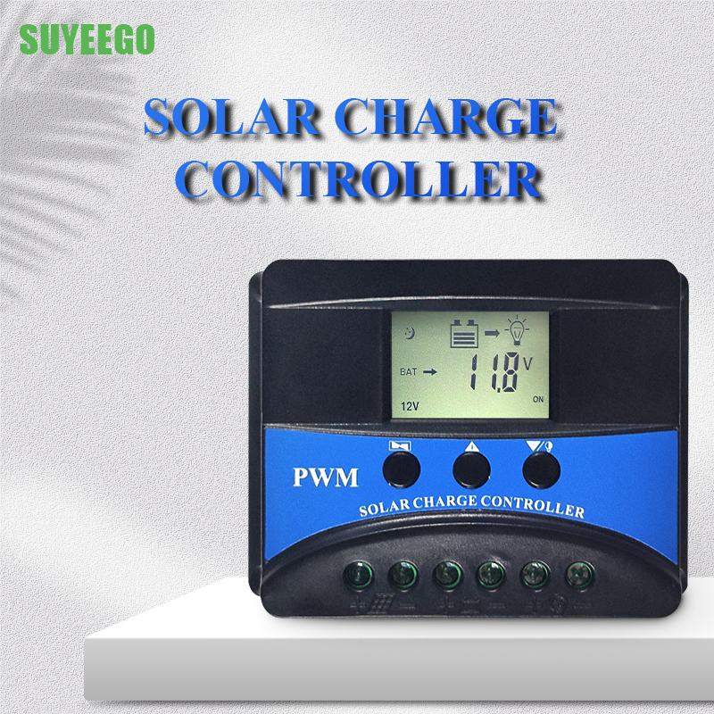 SUYEEGO New PWM 40A 50A 60A 12/24/48V Smart Solar Charge Controller Solar Charge Controller 60v 120a