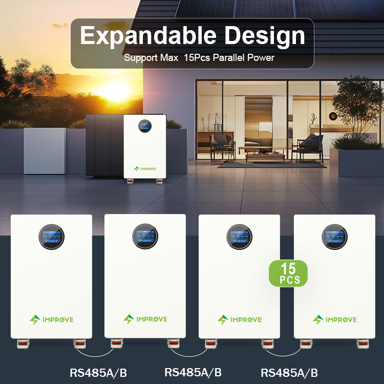 16kWh LiFePO4 Battery 32kWh Slideable Basement 51.2 320ah Solar Lithium Ion Battery for Home Farm off Grid Residential ESS OEM
