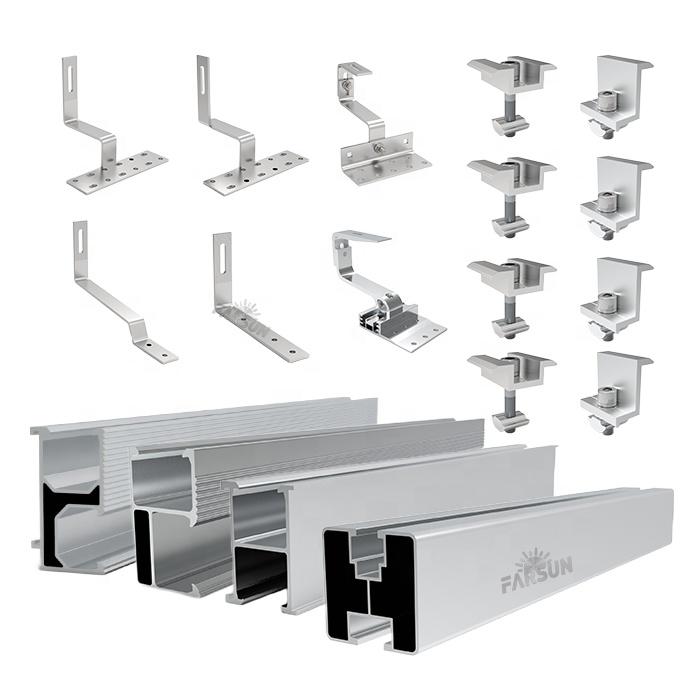 FarSun PV Profile Support Rail Photovoltaic Rail Aluminum Solar