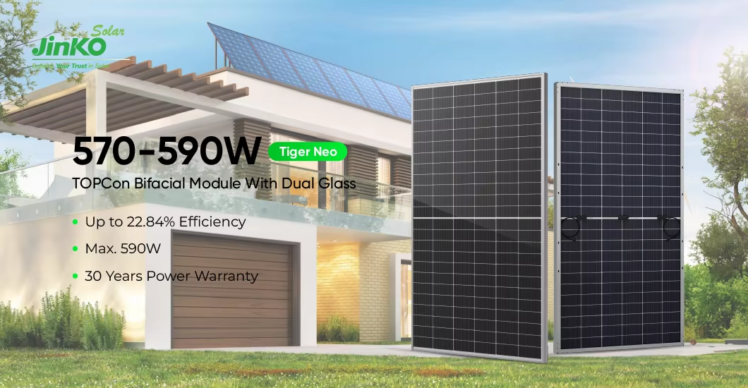 Cheapest N Type 570W 580W Solar Dual Glass Para Casa In The World For The Whole House Solaires Bificial Mono Solar Panels