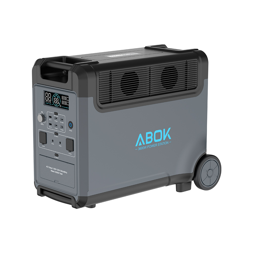 Directly from Factory 3840Wh 3600W Portable Power Station LiFePO4 Fast Charging Solar Generator with Bluetooth APP for Off-Grid